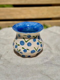 Hand-Painted Ceramic Berry Vase, handmade in Portugal