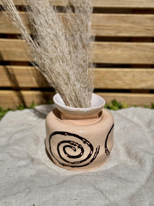 Wild Clay Vase, handmade in Portugal