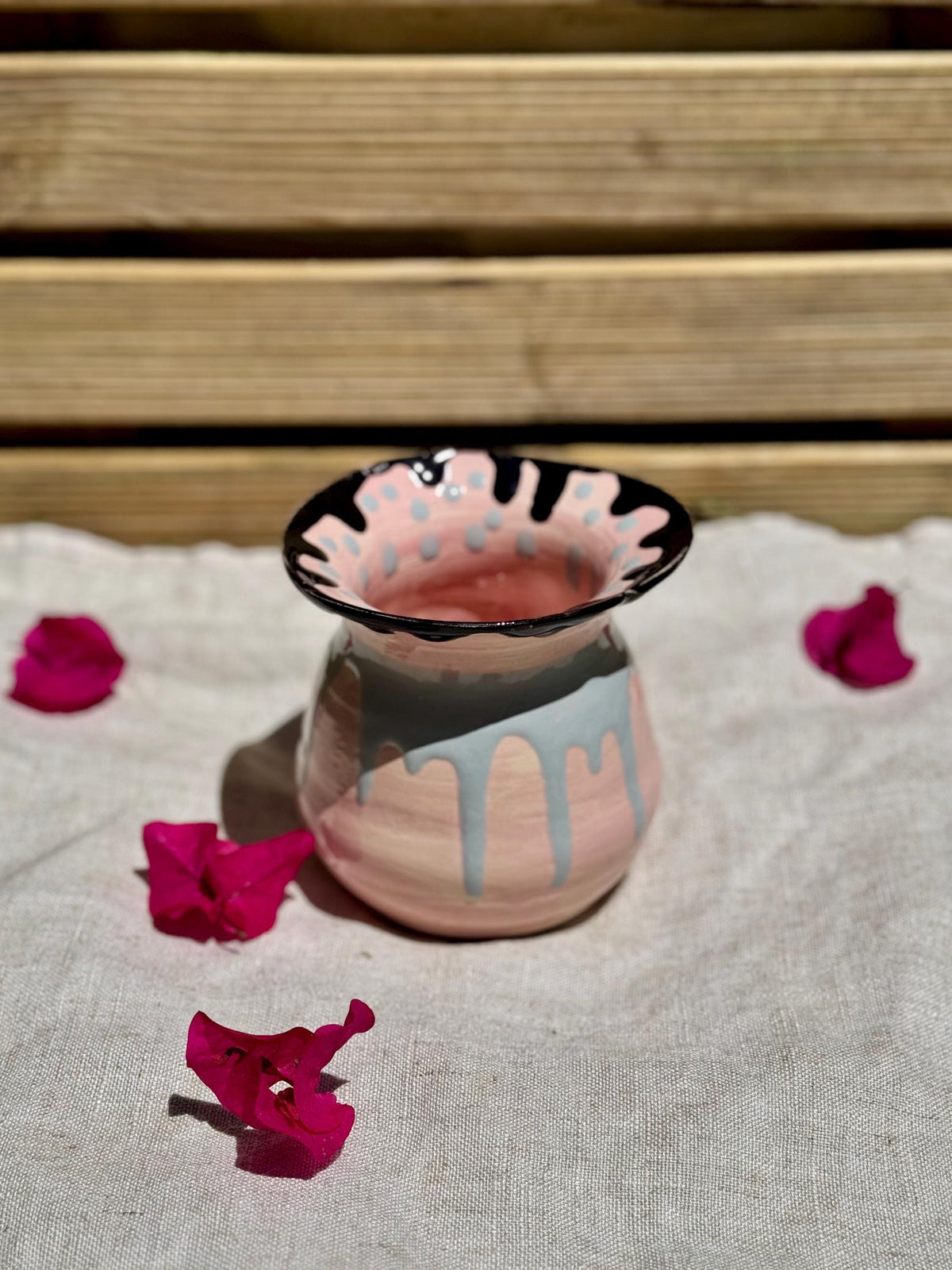 Hand-Painted Bud Vase — view 3