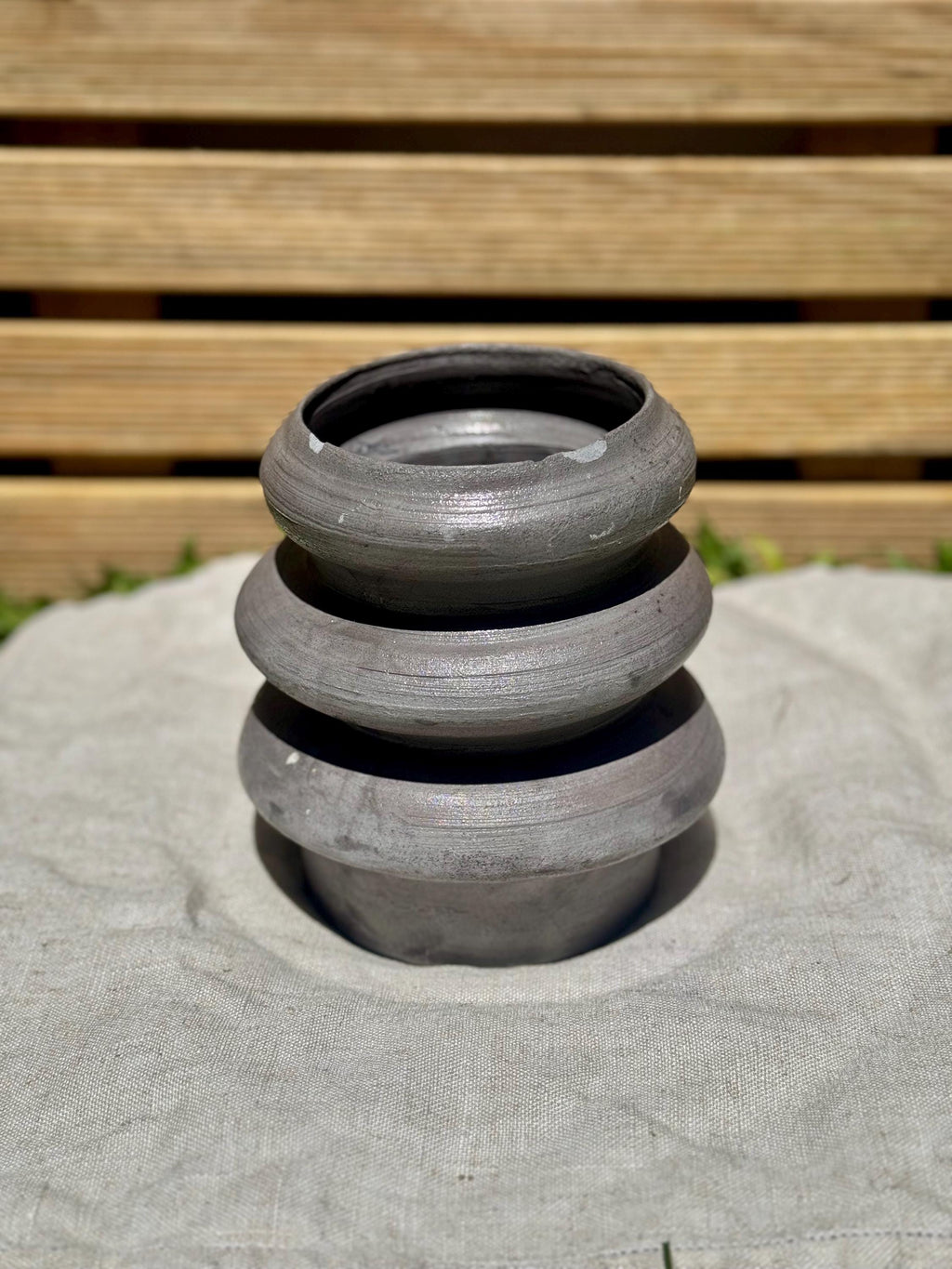 Wabi Sabi Ceramic Vase — view 3