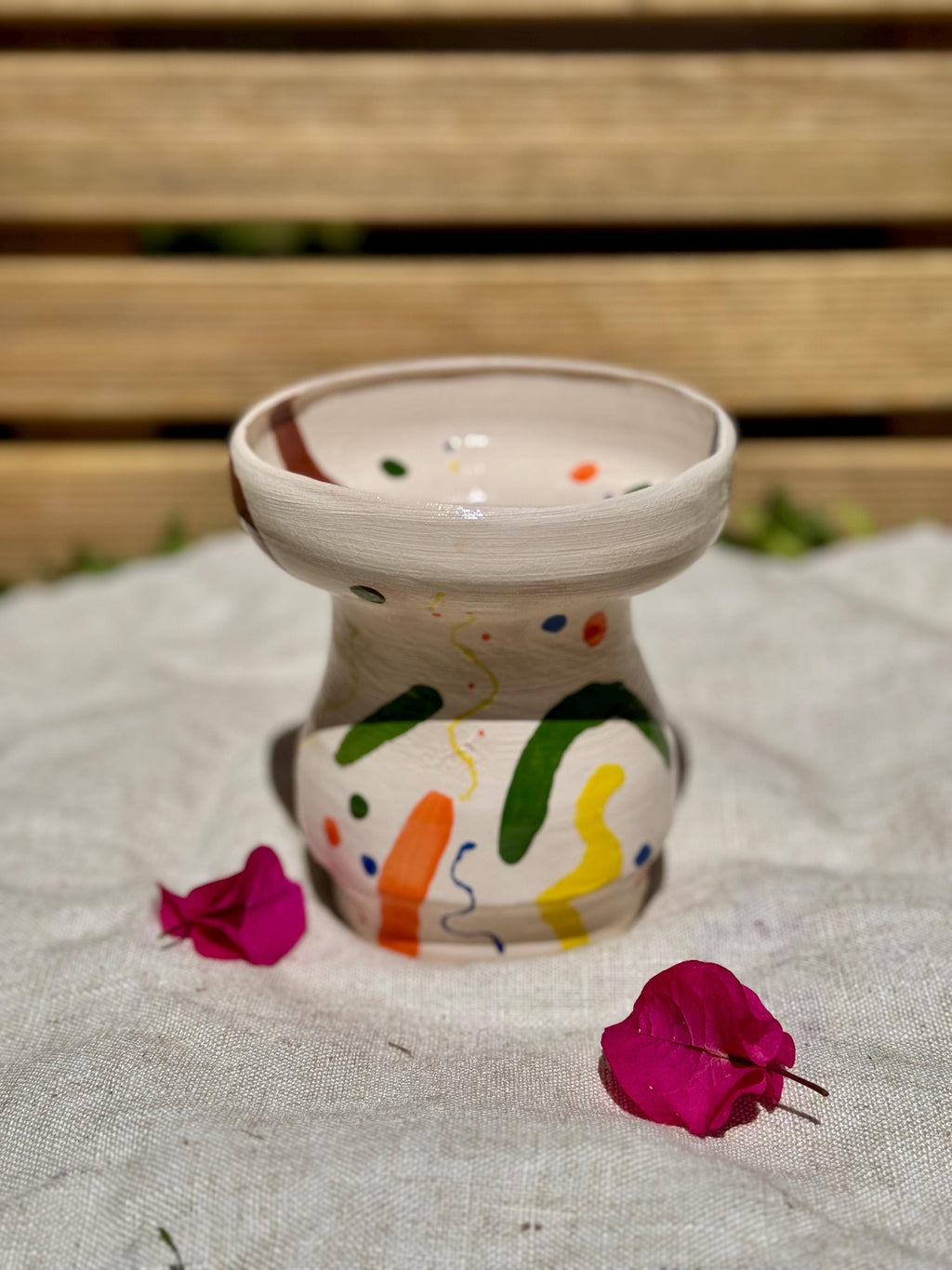 Colorful Abstract Vase — view 2