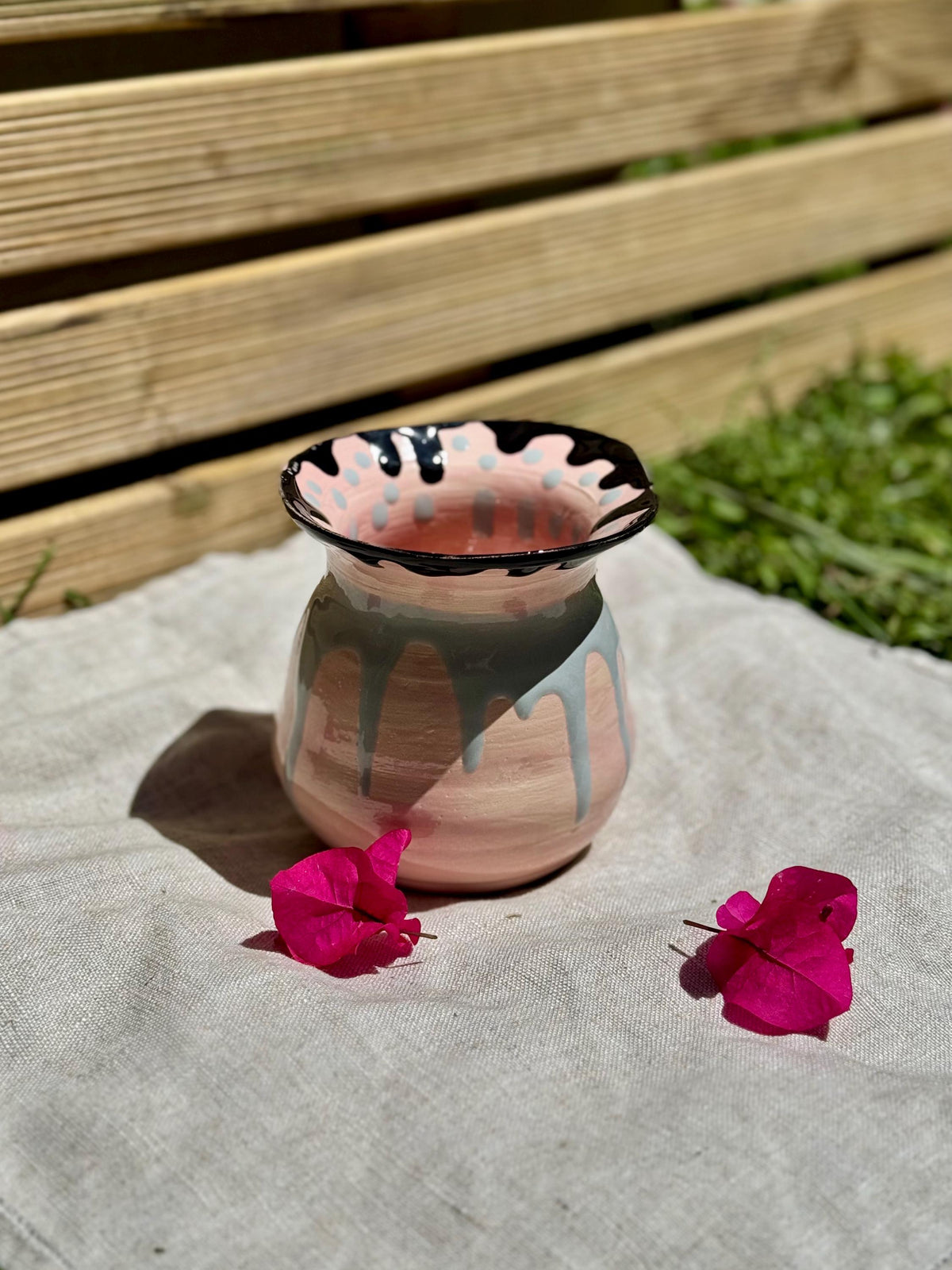 Hand-Painted Bud Vase — view 2