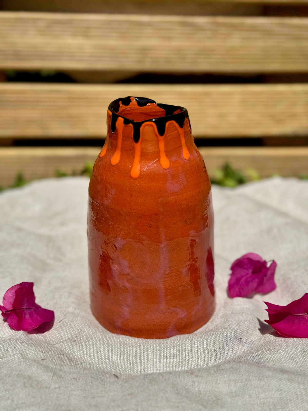 Terracotta Ceramic Vase — view 4
