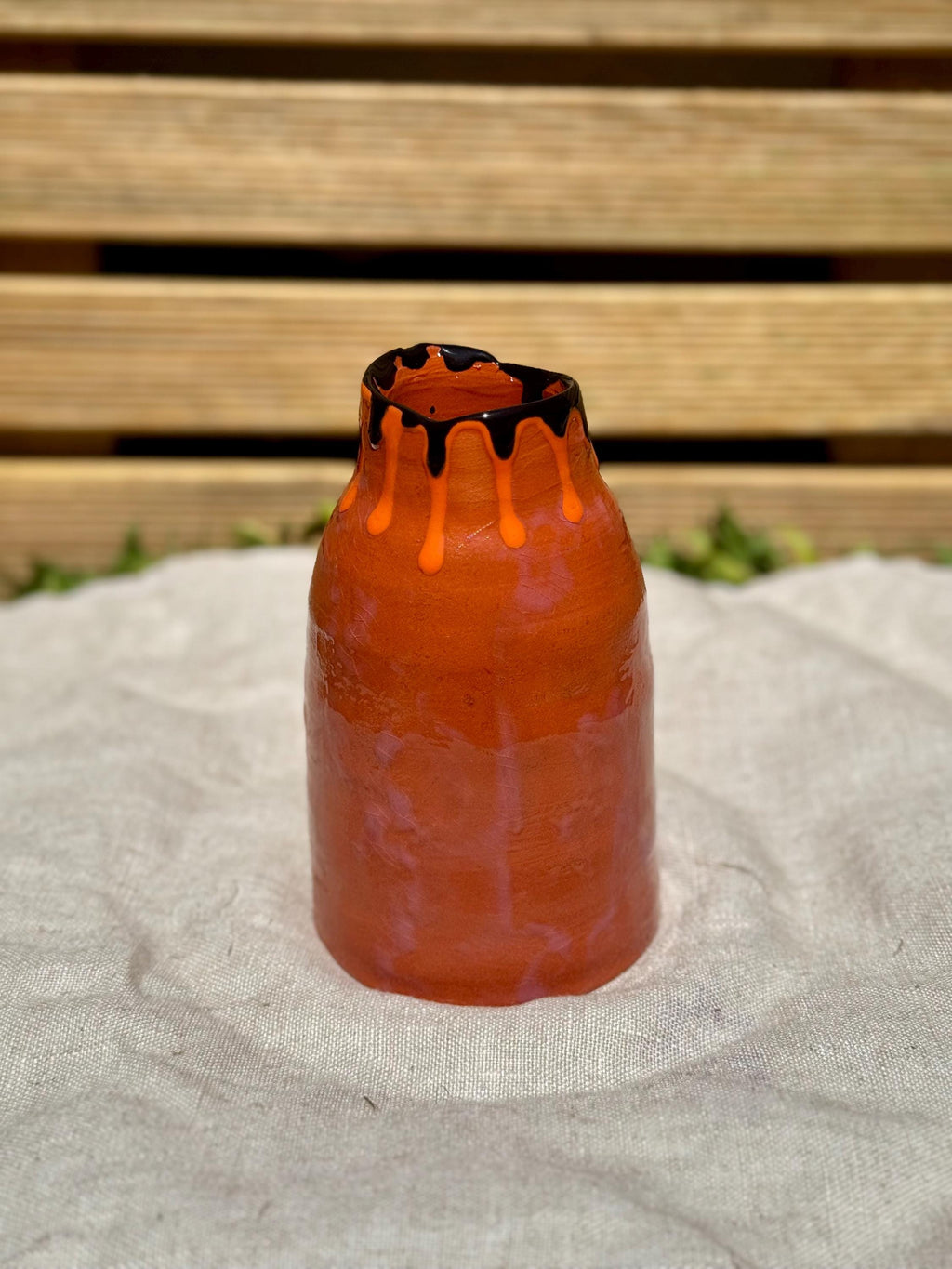 Terracotta Ceramic Vase — view 2
