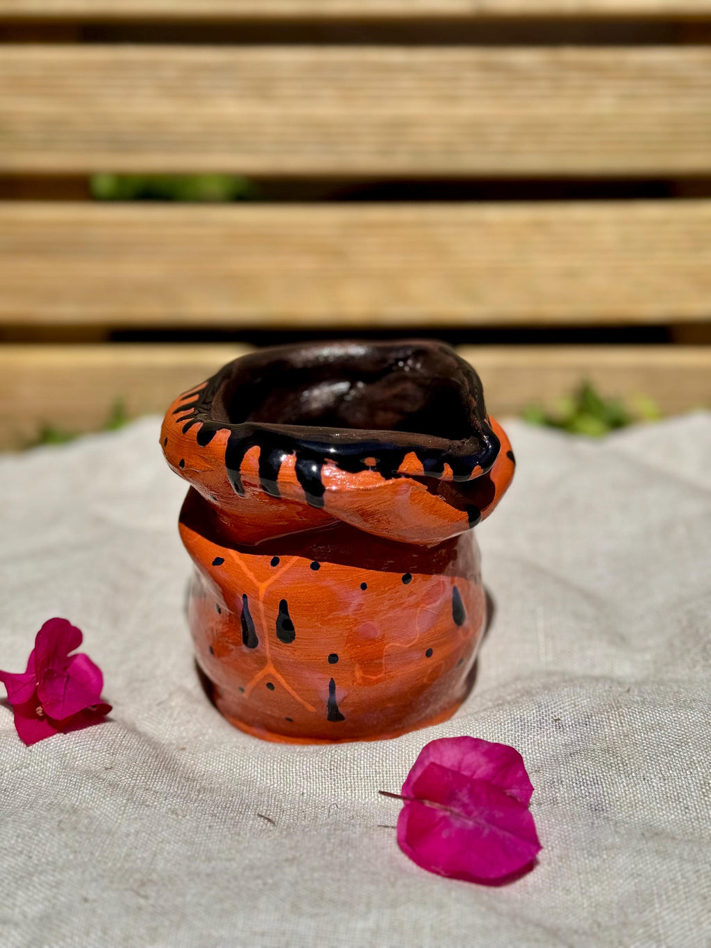 Terracotta Bud Vase, handmade in Portugal