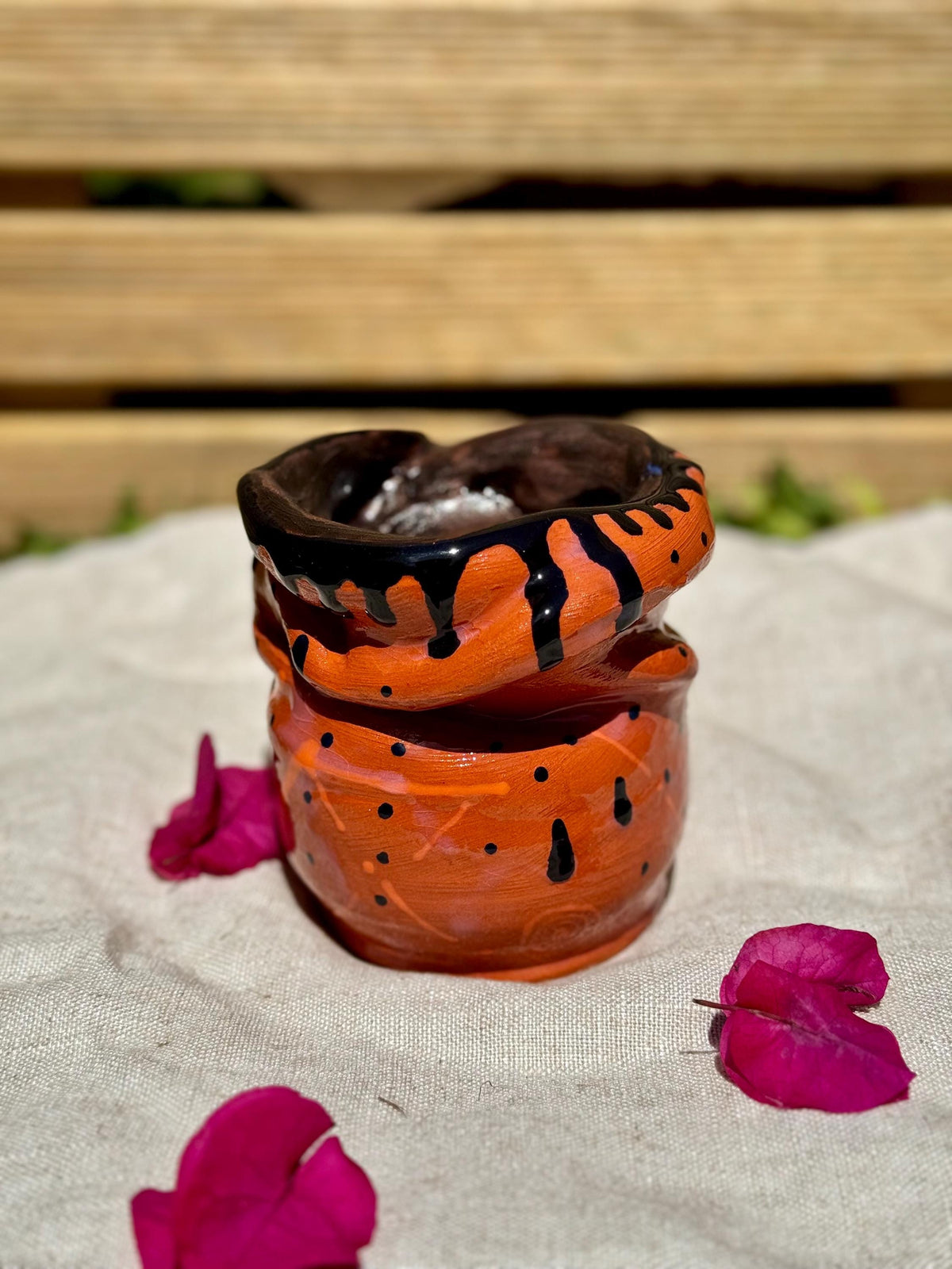 Terracotta Bud Vase — view 2