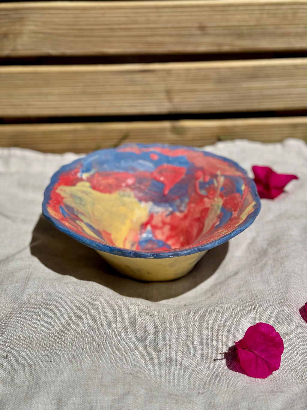 Taça de Cerâmica Pintada à Mão — vista 3