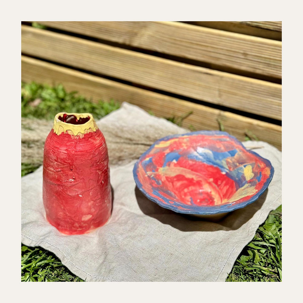 Taça de Cerâmica Pintada à Mão — vista 7