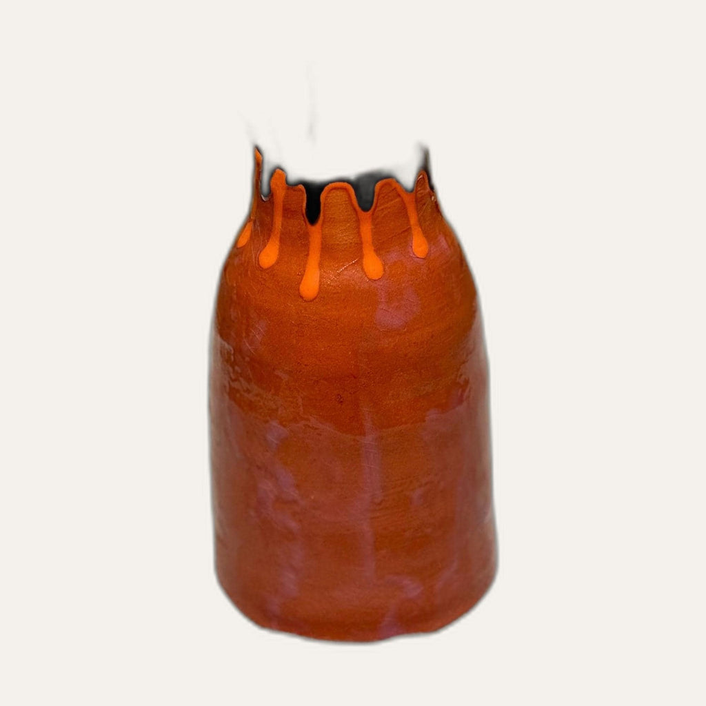 Terracotta Ceramic Vase — view 5