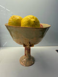 Footed Ceramic Fruit Bowl, handmade in Portugal