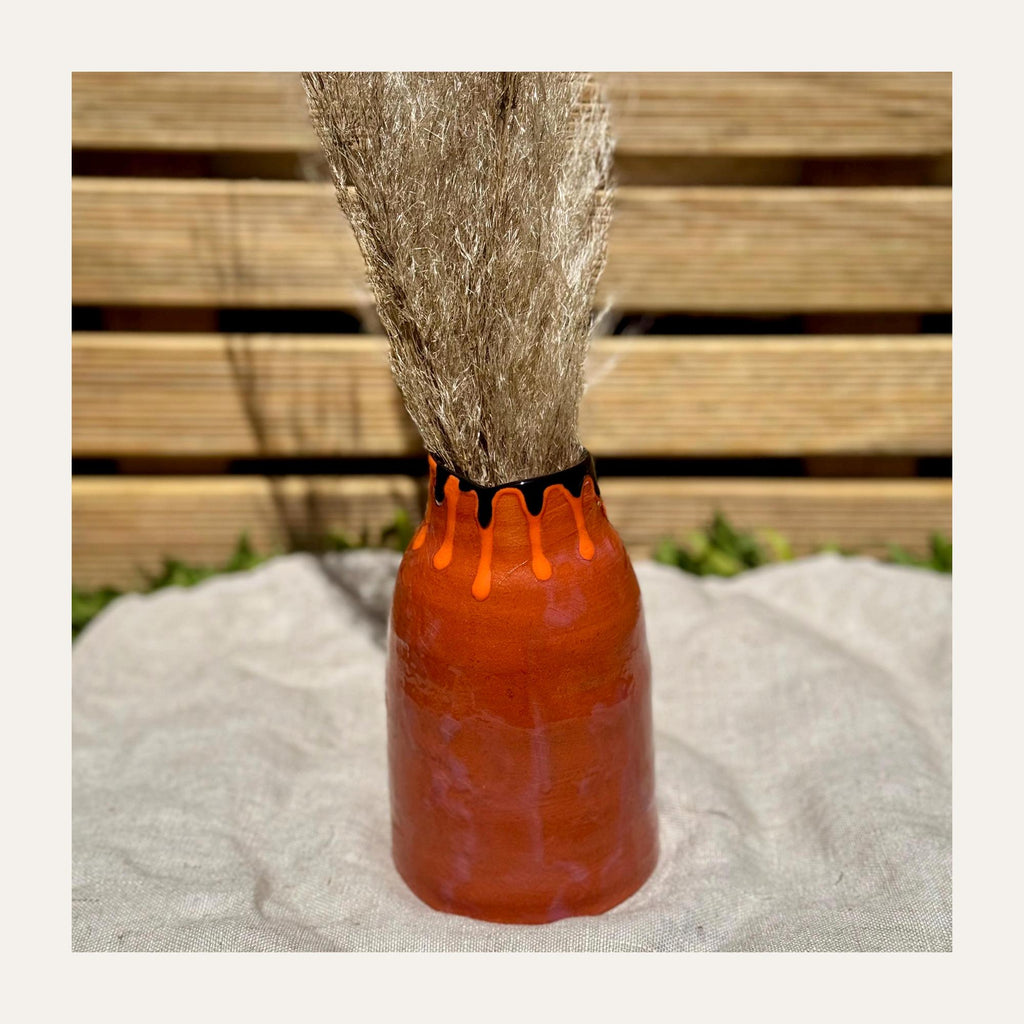 Terracotta Ceramic Vase — view 6