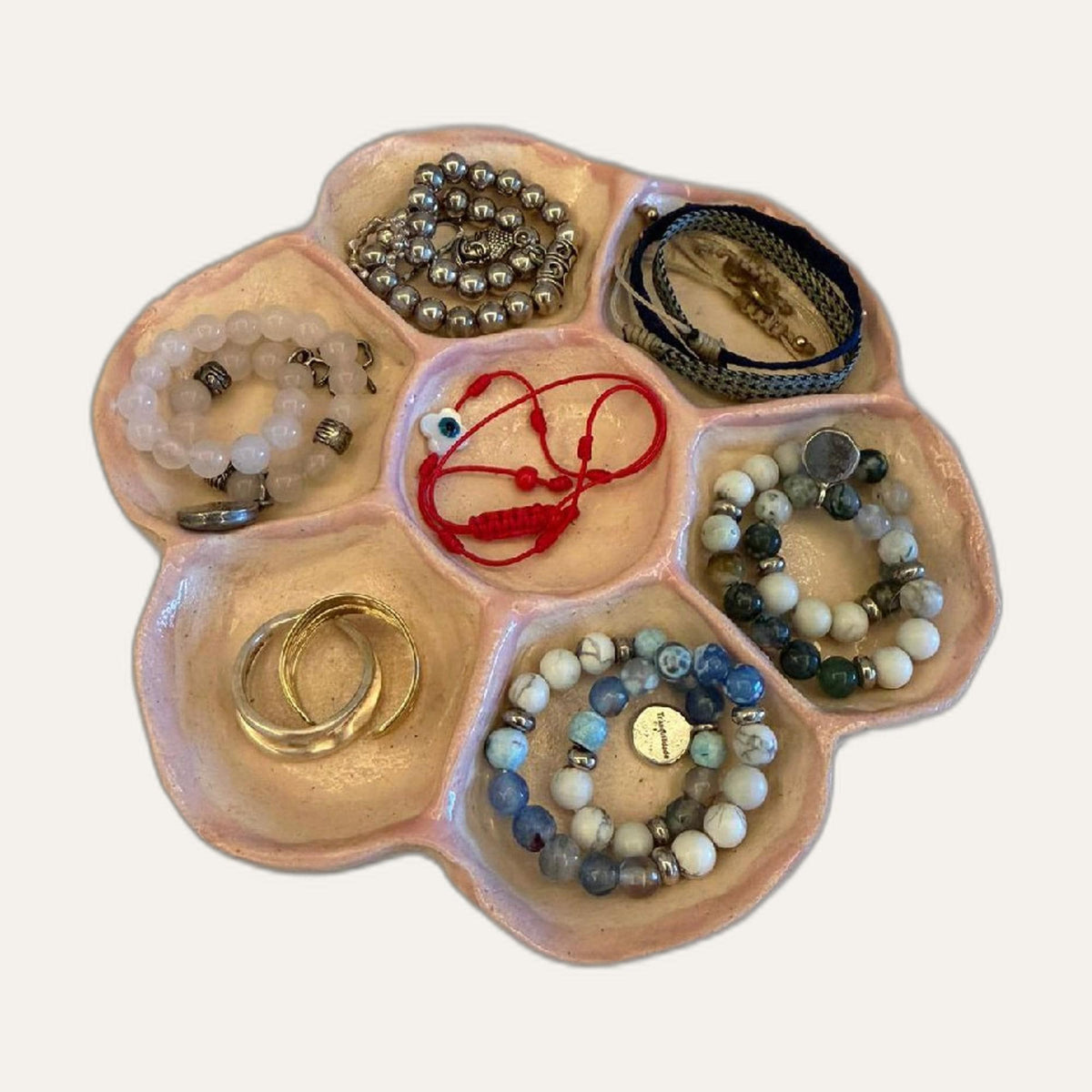 Flower Ceramic Jewelry Dish — view 2