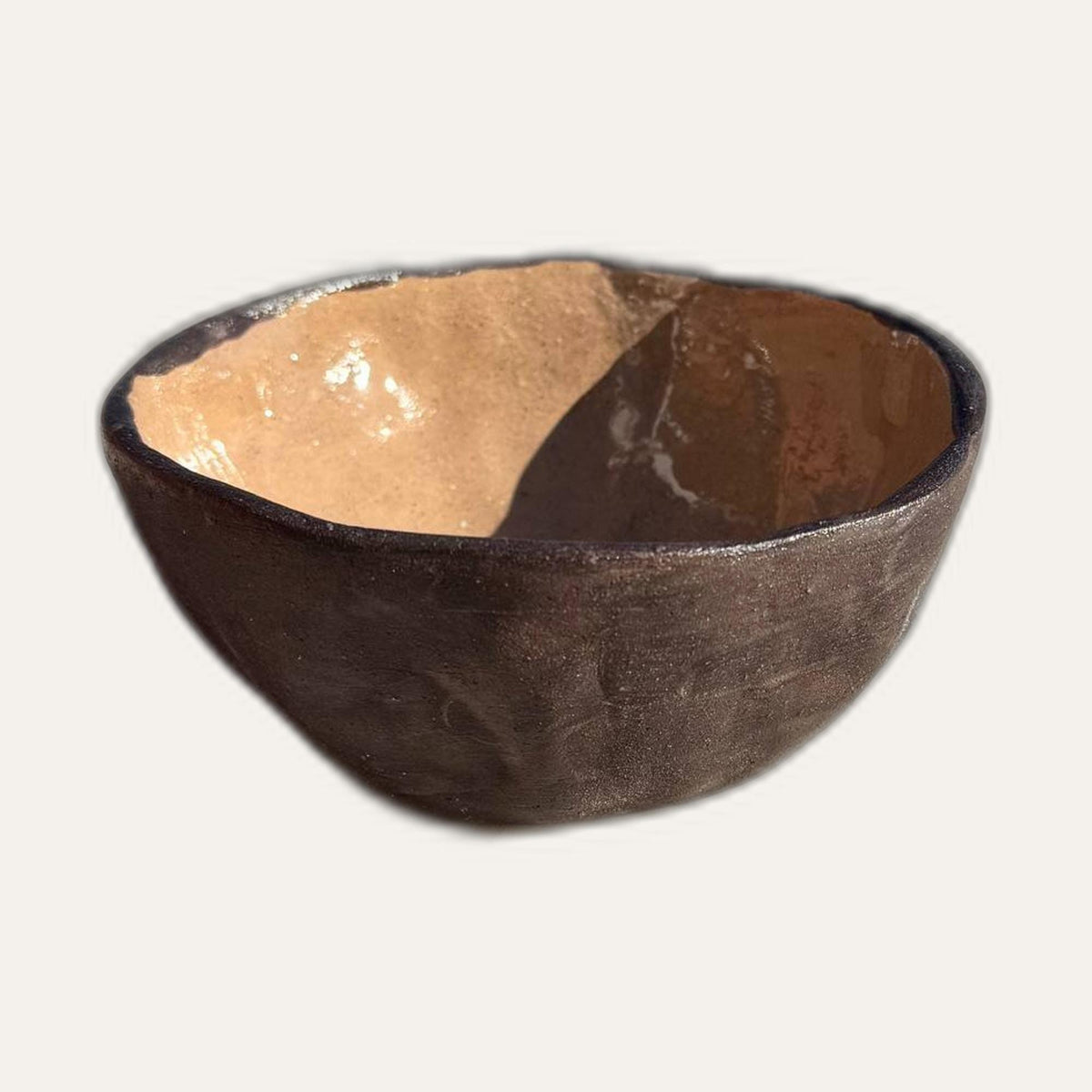 Small Ceramic Coconut Bowl — view 2