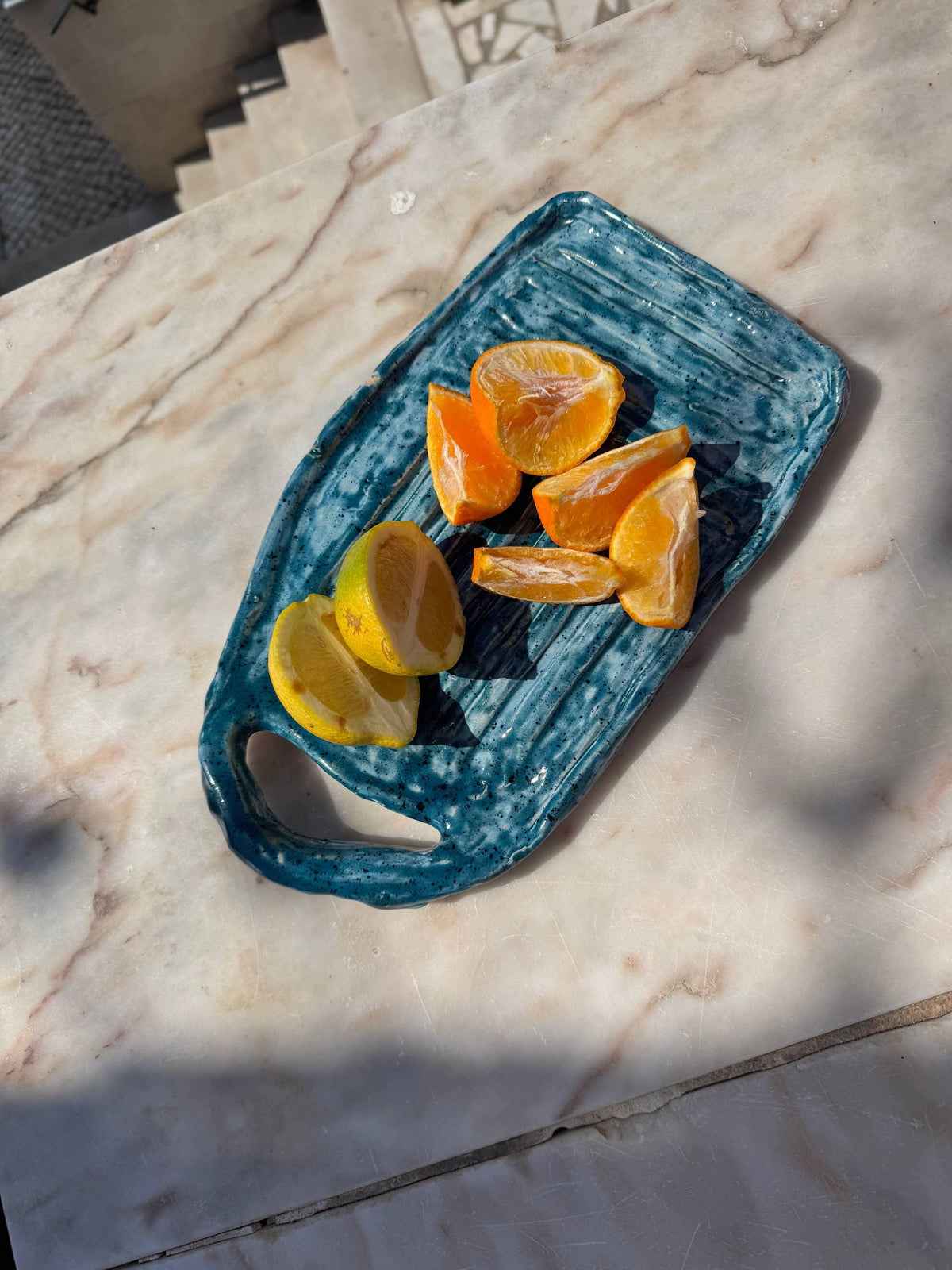 Seaside Ceramic Serving Board, handmade in Portugal